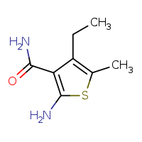 2-amino-4-ethyl-5-methylthiophene-3-carboxamide