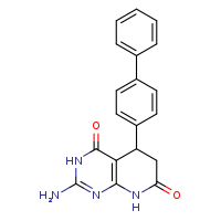 2-amino-5-{[1,1'-biphenyl]-4-yl}-3H,5H,6H,8H-pyrido[2,3-d]pyrimidine-4,7-dione