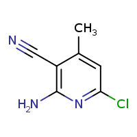 2-amino-6-chloro-4-methylpyridine-3-carbonitrile
