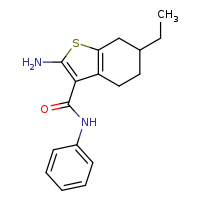 2-amino-6-ethyl-N-phenyl-4,5,6,7-tetrahydro-1-benzothiophene-3-carboxamide