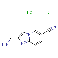 2-(aminomethyl)imidazo[1,2-a]pyridine-6-carbonitrile dihydrochloride