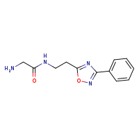 2-amino-N-[2-(3-phenyl-1,2,4-oxadiazol-5-yl)ethyl]acetamide