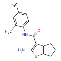 2-amino-N-(2,4-dimethylphenyl)-4H,5H,6H-cyclopenta[b]thiophene-3-carboxamide
