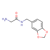 2-amino-N-(2H-1,3-benzodioxol-5-ylmethyl)acetamide