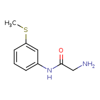 2-amino-N-[3-(methylsulfanyl)phenyl]acetamide