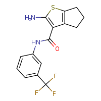 2-amino-N-[3-(trifluoromethyl)phenyl]-4H,5H,6H-cyclopenta[b]thiophene-3-carboxamide