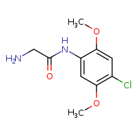 2-amino-N-(4-chloro-2,5-dimethoxyphenyl)acetamide