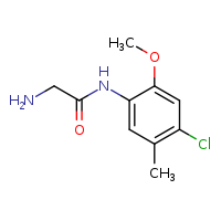 2-amino-N-(4-chloro-2-methoxy-5-methylphenyl)acetamide