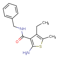 2-amino-N-benzyl-4-ethyl-5-methylthiophene-3-carboxamide