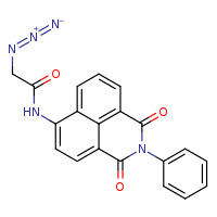 2-azido-N-{2,4-dioxo-3-phenyl-3-azatricyclo[7.3.1.0?,¹³]trideca-1(13),5,7,9,11-pentaen-8-yl}acetamide