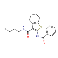 2-benzamido-N-butyl-4,5,6,7-tetrahydro-1-benzothiophene-3-carboxamide