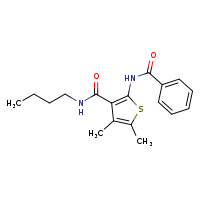 2-benzamido-N-butyl-4,5-dimethylthiophene-3-carboxamide