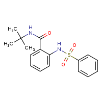 2-benzenesulfonamido-N-tert-butylbenzamide