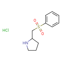 2-[(benzenesulfonyl)methyl]pyrrolidine hydrochloride