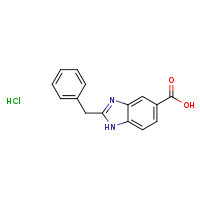 2-benzyl-1H-1,3-benzodiazole-5-carboxylic acid hydrochloride