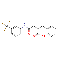 2-benzyl-3-{[3-(trifluoromethyl)phenyl]carbamoyl}propanoic acid