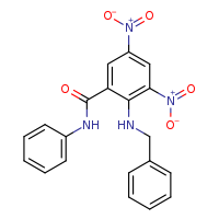 2-(benzylamino)-3,5-dinitro-N-phenylbenzamide