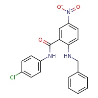 2-(benzylamino)-N-(4-chlorophenyl)-5-nitrobenzamide