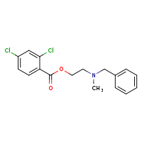 2-[benzyl(methyl)amino]ethyl 2,4-dichlorobenzoate