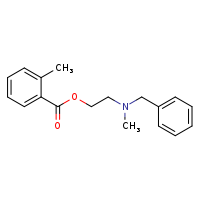 2-[benzyl(methyl)amino]ethyl 2-methylbenzoate