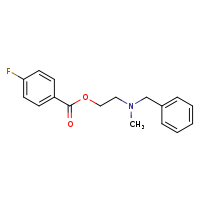 2-[benzyl(methyl)amino]ethyl 4-fluorobenzoate