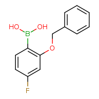 2-(benzyloxy)-4-fluorophenylboronic acid