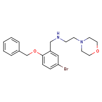 {[2-(benzyloxy)-5-bromophenyl]methyl}[2-(morpholin-4-yl)ethyl]amine
