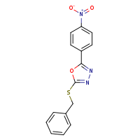 2-(benzylsulfanyl)-5-(4-nitrophenyl)-1,3,4-oxadiazole