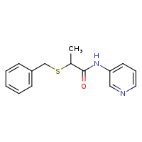 2-(benzylsulfanyl)-N-(pyridin-3-yl)propanamide