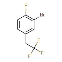 2-bromo-1-fluoro-4-(2,2,2-trifluoroethyl)benzene
