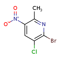 2-bromo-3-chloro-6-methyl-5-nitropyridine