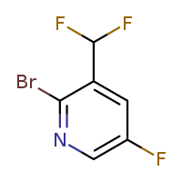 2-bromo-3-(difluoromethyl)-5-fluoropyridine