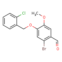 2-bromo-4-[(2-chlorophenyl)methoxy]-5-methoxybenzaldehyde