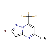 2-bromo-5-methyl-7-(trifluoromethyl)pyrazolo[1,5-a]pyrimidine