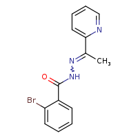 2-bromo-N'-[(1E)-1-(pyridin-2-yl)ethylidene]benzohydrazide
