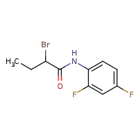 2-bromo-N-(2,4-difluorophenyl)butanamide