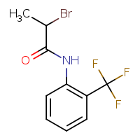 2-bromo-N-[2-(trifluoromethyl)phenyl]propanamide
