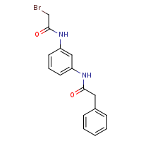 2-bromo-N-[3-(2-phenylacetamido)phenyl]acetamide