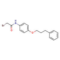 2-bromo-N-[4-(3-phenylpropoxy)phenyl]acetamide