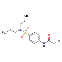 2-bromo-N-[4-(dipropylsulfamoyl)phenyl]acetamide