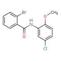 2-bromo-N-(5-chloro-2-methoxyphenyl)benzamide