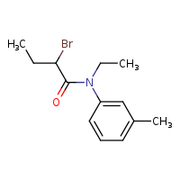 2-bromo-N-ethyl-N-(3-methylphenyl)butanamide