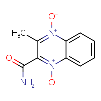 2-carbamoyl-3-methylquinoxaline-1,4-diium-1,4-bis(olate)