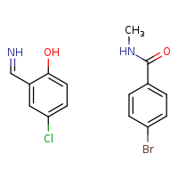 2-carboximidoyl-4-chlorophenol; 4-bromo-N-methylbenzamide