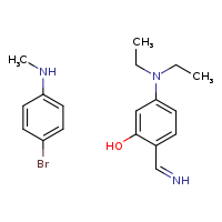 2-carboximidoyl-5-(diethylamino)phenol; 4-bromo-N-methylaniline