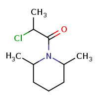 2-chloro-1-(2,6-dimethylpiperidin-1-yl)propan-1-one