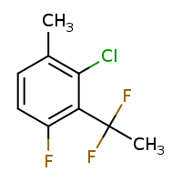 2-chloro-3-(1,1-difluoroethyl)-4-fluoro-1-methylbenzene