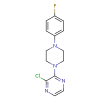 2-chloro-3-[4-(4-fluorophenyl)piperazin-1-yl]pyrazine