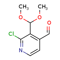 2-chloro-3-(dimethoxymethyl)pyridine-4-carbaldehyde