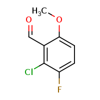 2-chloro-3-fluoro-6-methoxybenzaldehyde